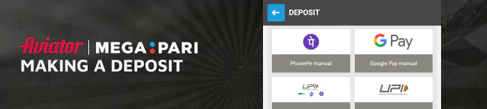 How to make a deposit at Megapari India